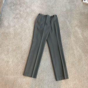 Olive green dress pants